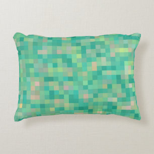 Groen ruitpatroon accent kussen