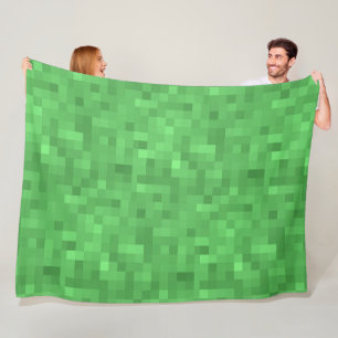 groen ruitpatroon fleece deken