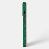 Groen ruitpatroon iPhone hoesje (Linkerkant)