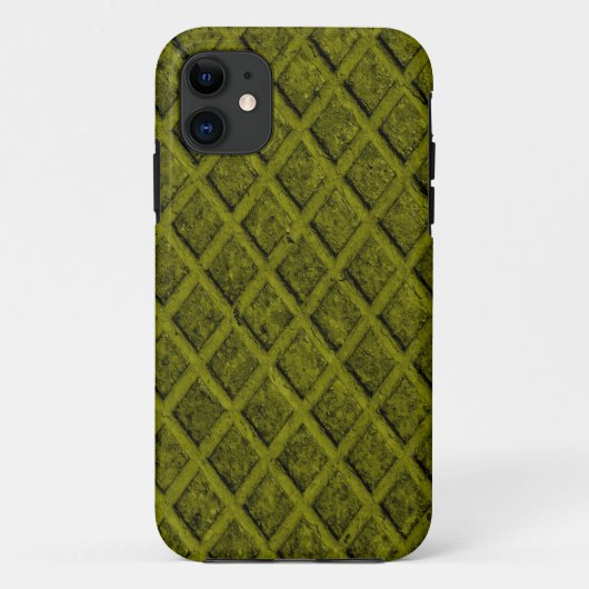 Groen ruitstaal Case-Mate iPhone case (Achterkant)