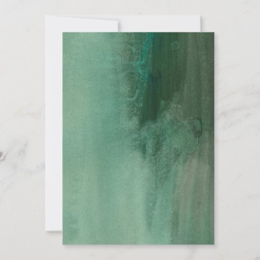 Groen Rustiek Bloemig Liefde is Zoet Dessert Bar Kaart (Achterkant)