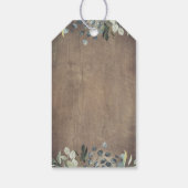 Groen Rustiek Land Dank u Cadeaulabel (Achterkant)