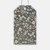 Groen Rustiek Land Favor Dank u Cadeaulabel (Achterkant)