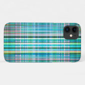 Groen ruw streekpatroon Case-Mate iPhone case (Achterkant (horizontaal))