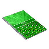 Groen Satin & Ivy My Secrets Personalized Journal Notitieboek (Rechterzijde)