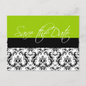 Groen Save the Date Briefkaarten Wedding (Voorkant)