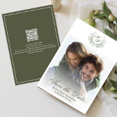 Groen Save the Date Wedding Classic Foto