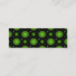 Groen schaakbord 3D Design Green Mini Visitekaartje
