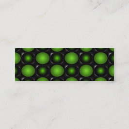 Groen schaakbord 3D Design Green Mini Visitekaartje