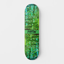 Groen Schaats voor "Mozaïekbiologie" Persoonlijk Skateboard