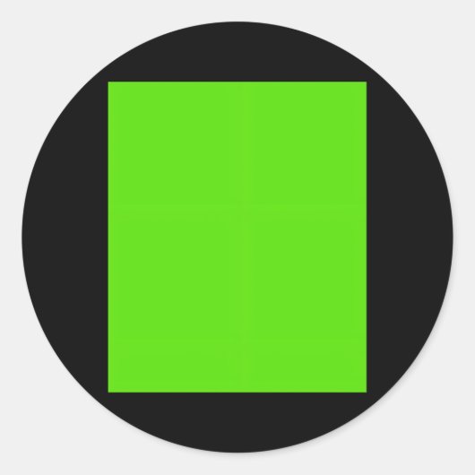 Groen scherm Projectie Chroma Key Photo Video Str Ronde Sticker (Voorkant)