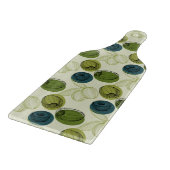 Groen schetsentrekpatroon keuken snijplank (Hoek)