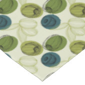 Groen schetsentrekpatroon keuken tafelkleed (Gekanteld)