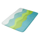 Groen schiereiland badmat (Gekanteld)