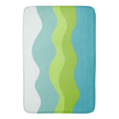 Groen schiereiland badmat (Voorkant Verticaal)