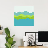 Groen schiereiland poster (Thuiskantoor)