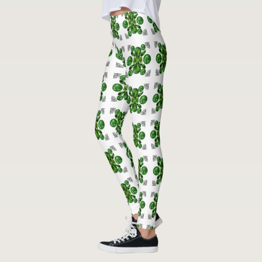 Groen schildpad leggings (Links)