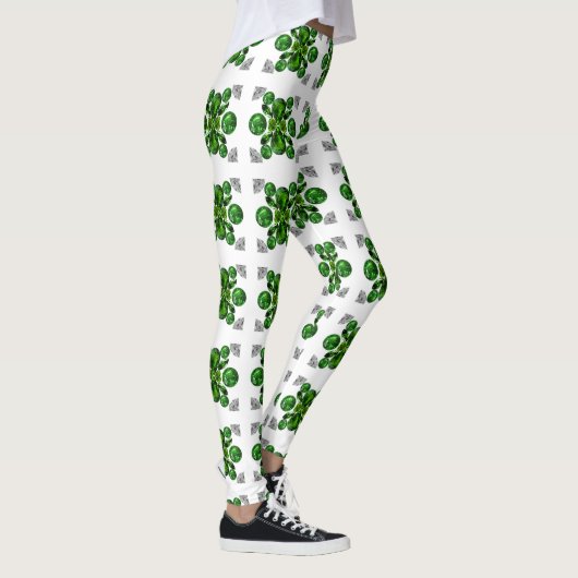 Groen schildpad leggings (Rechts)