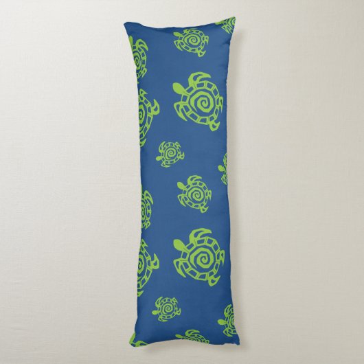 Groen schildpad lichaamskussen (Achterkant (Verticaal))