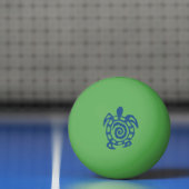 Groen schildpad pingpongbal (Net)