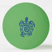 Groen schildpad pingpongbal (Voorkant)
