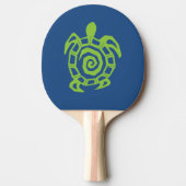 Groen schildpad tafeltennisbatje (Voorkant)
