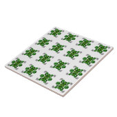 Groen schildpad tegeltje (Zijkant)