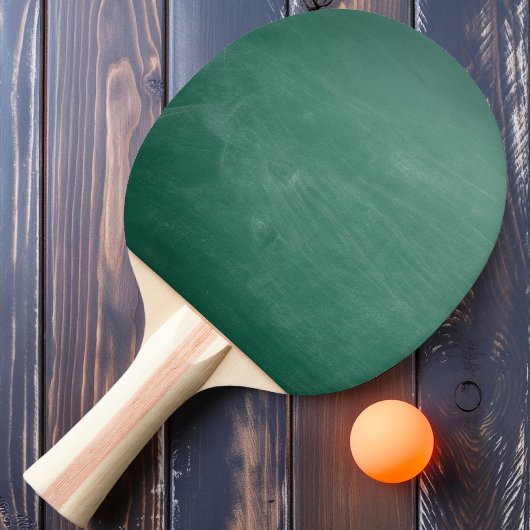 Groen schoolbord tafeltennisbatje