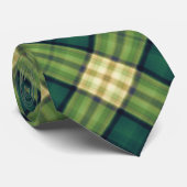 Groen Schots Stropdas (Opgerold)