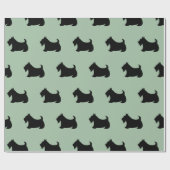 Groen Schots termijnwerkdocument Cadeaupapier (Vlak)