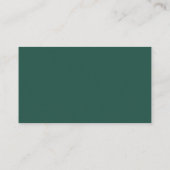 Groen script Voorraad de bar Bruidsdouche Informatiekaartje (Achterkant)
