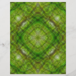 Groen Serene Tuinen Scrapbook Papier 2-zijdige Pag