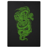 Groen serpent-klembord klembord (Achterkant)