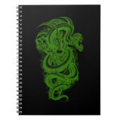 Groen Serpent Spiraal Notebook Notitieboek (Voorkant)