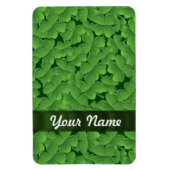 Groen shamrock-patroon magneet (Verticaal)
