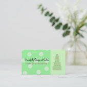 Groen Sherbet Visitekaartje (Staand voorkant)