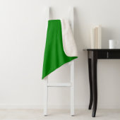 Groen Sherpa Deken (In situ)