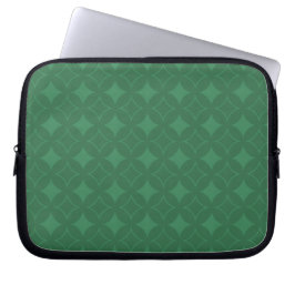 Groen Shippo-patroon Laptop Sleeve
