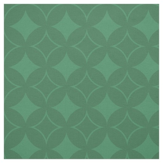 Groen Shippo-patroon Stof (Swatch)