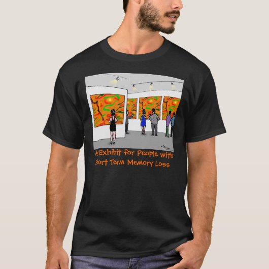 Groen Shirt "Art Exhibit" (Voorkant)