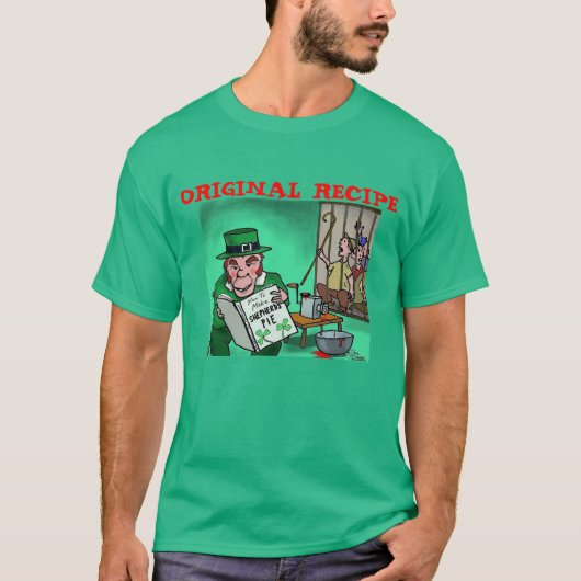 Groen Shirt "Oorspronkelijke ontvangst" (Voorkant)