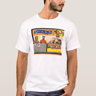 Groen Shirt "Sin-A-Bun"
