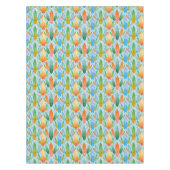 Groen Sinaasappel & Blauw Zomer Surfplanken Tafelkleed (Voorkant)