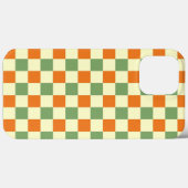 Groen Sinaasappel Bruin Geruit Gingham Patroon Case-Mate iPhone Case (Achterkant (horizontaal))