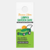 Groen & Sinaasappel Gazon & Tuinverzorging Mower M Deurhanger (Voorkant)