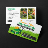 Groen & Sinaasappel Gazon & Tuinverzorging Mower M Visitekaartje