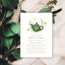  groen Sinaasappel Par-Tea Baby shower