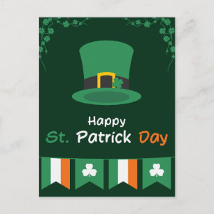 Groen Sinaasappel St. Patrick's Day Briefkaart