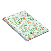 Groen Sinaasappel Tangerine Provence Waterverf Notitieboek (Rechterzijde)