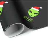 Groen sinterklaas martian kerst inpakpapier (Rol Hoek)